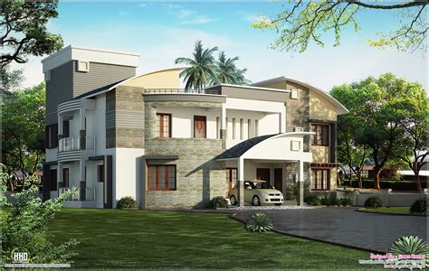 Modern Luxury Villa Design Kerala Home Design And Floor Plans 9k