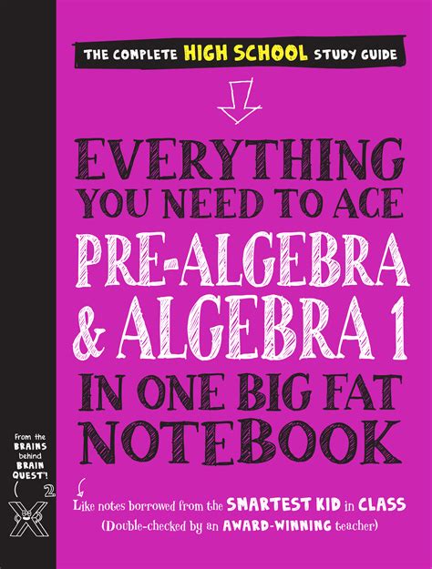 Get Books Everything You Need To Ace Pre Algebra And Algebra I In One