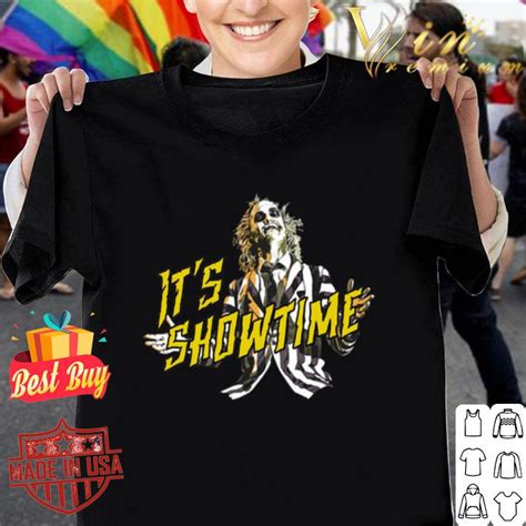 But until that falls in my lap i'm gonna do some good omens, then maybe some crossovers. Beetlejuice It's Showtime shirt, hoodie, sweater ...