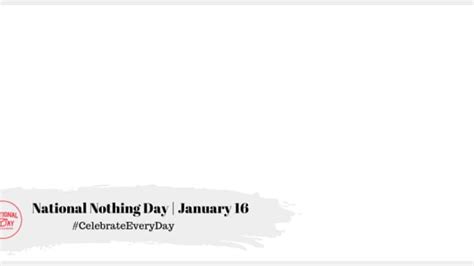 January 16 National Day Calendar