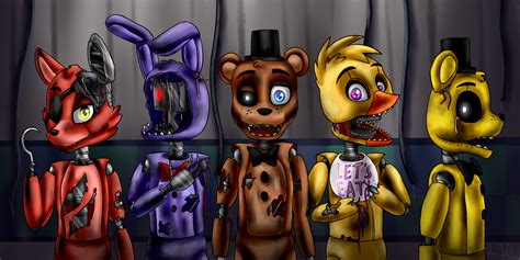 Broken Old Forgotten Five Nights At Freddys 2 By Artyjoyful On