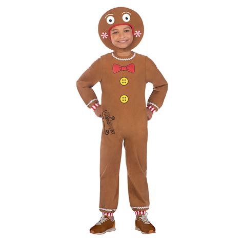 Upcycled Gingerbread Man Costume Made From Reclaimed Fabrics Youth