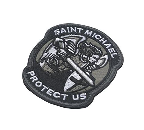 Saint Michael Modern Morale Patch Tactical Military Army Embroidered