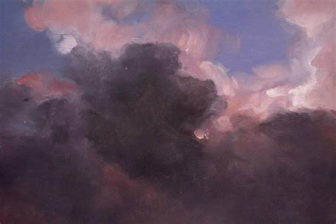 Purple Storm Clouds Oil On Canvas At 1stdibs