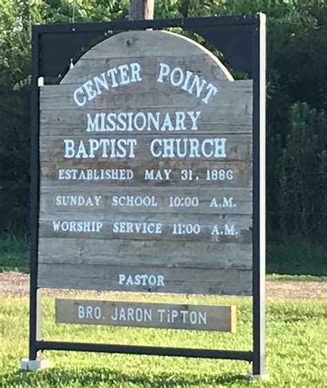 Center Point Missionary Baptist Church Home