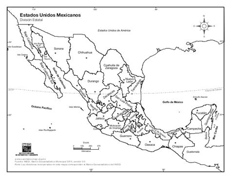 Roderickmiramon ¡Órale 36 Listas De Mapa De Mexico Con Division