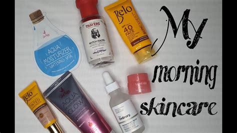 My Morning Skincare Routine Youtube