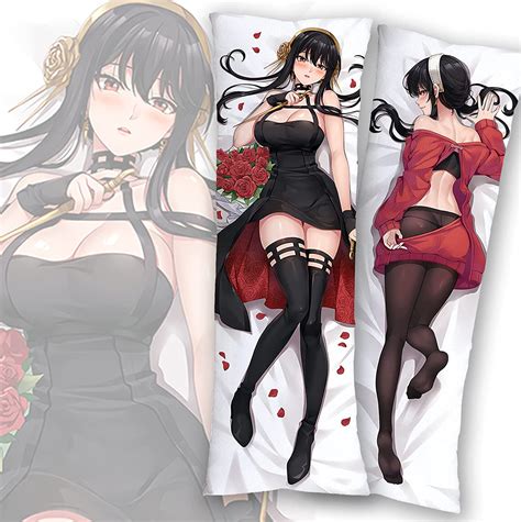 Yuedevil Yor Body Pillow Cover Case Hugging Soft Anime Character Merch Stuffed Double Sided