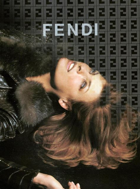 Linda Evangelista For Fendi Photographer And Designer Karl Lagerfeld