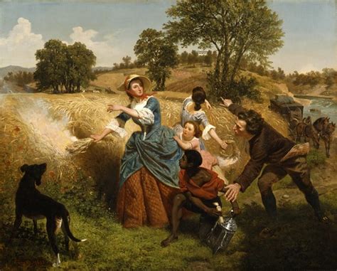 Emanuel Gottlieb Leutze Mrs Schuyler Burning Her Wheat Fields On The