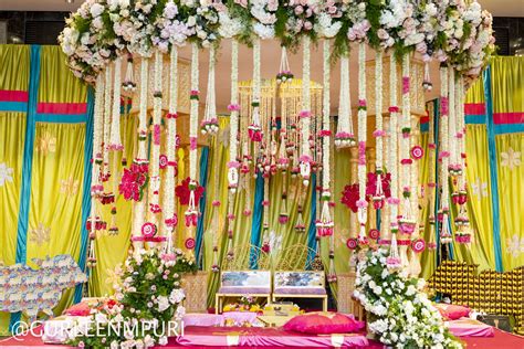 All Floral Mandap Wedding Design Decoration Indian Wedding