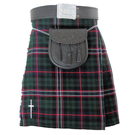 Scottish National Tartan Utility Kilt Outfit Ubicaciondepersonascdmx