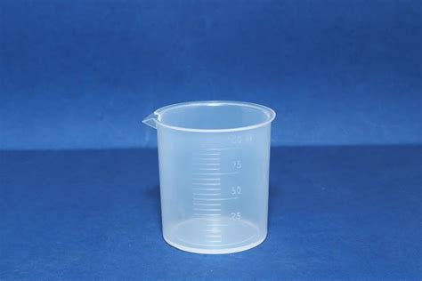 Polylab Cylindrical Beaker 100 Ml Plastic For Chemical Laboratory At
