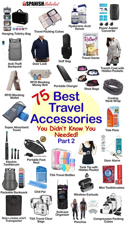 75 Genius Travel Accessories A Complete List Of The Best Travel