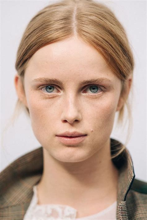 Northwestern European Dutch Model Face Woman Face Beauty Around