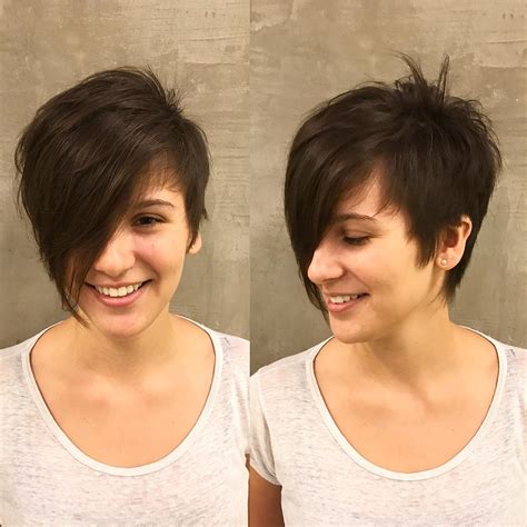 10 best short hairstyles for thick hair in fab new color combos pop haircuts