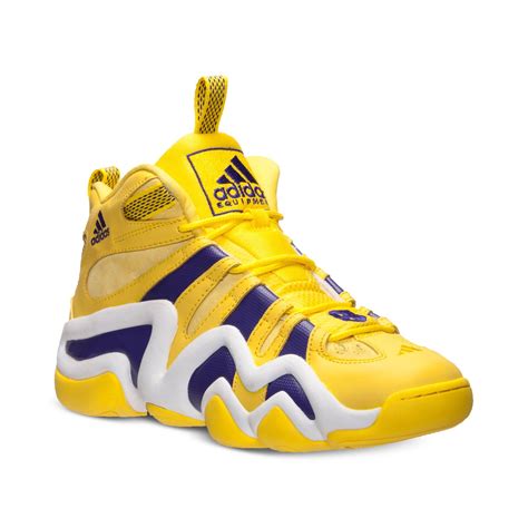 Adidas Mens Crazy 8 Basketball Sneakers From Finish Line In Yellow For