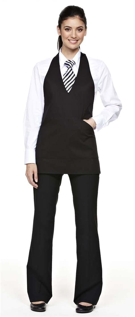 simon jersey black v neck apron from £7 19 waiter apron waitress apron bar apron