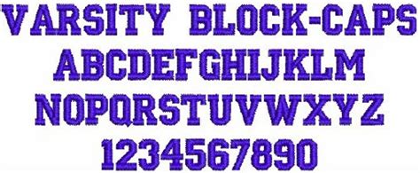 10 Varsity Block Font Images Block Letter Embroidery Font Varsity
