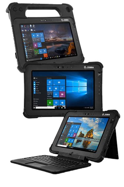 Firstnet Zebra L10 Windows Series Rugged Tablets For First Responders