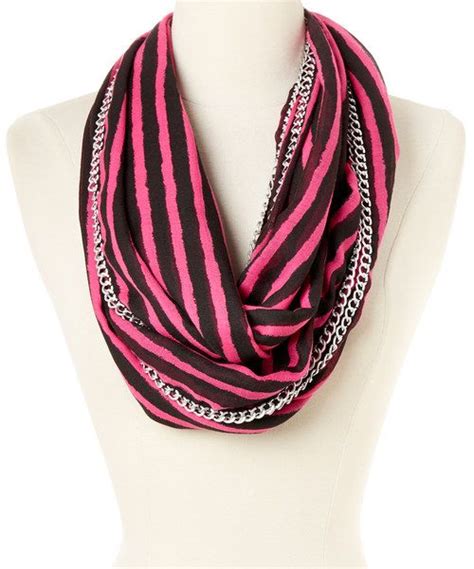Look At This Pink Sketchy Stripe Infinity Scarf On Zulily Today