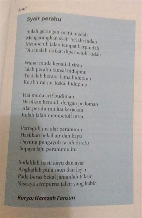 Makna Syair Perahu - Ilmu Soal