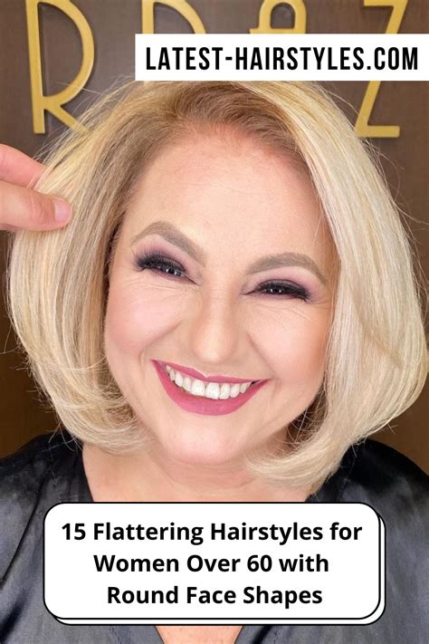 22 Flattering Hairstyles For Women Over 60 With Round Face Shapes Artofit