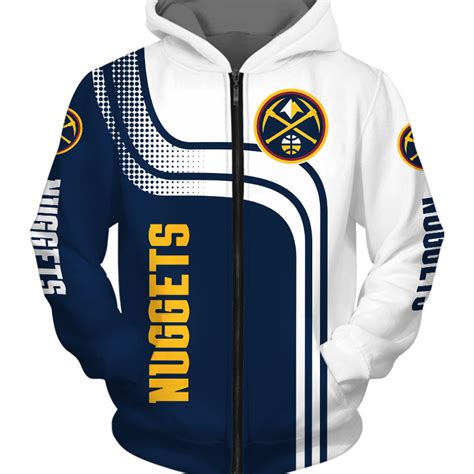 Denver Nuggets Hoodie 3d Cheap Basketball Sweatshirt For Fans Jack