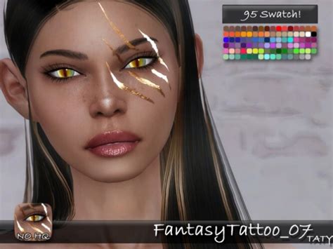 Fantasy Tattoo 07 By Tatygagg At Tsr Sims 4 Updates