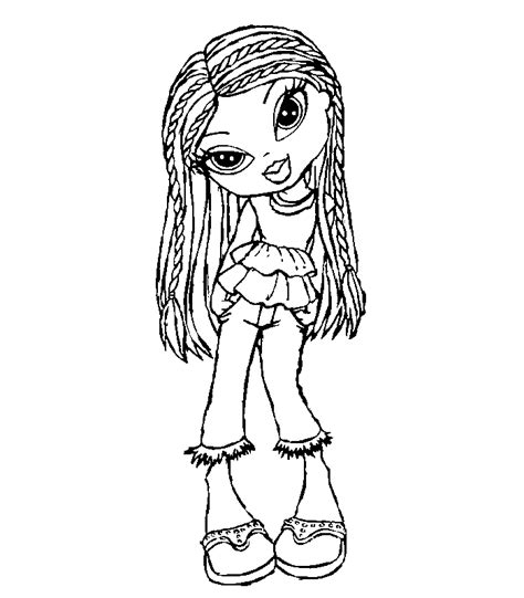 Bratz Coloring Pages To Print For Girls Coloring Pages