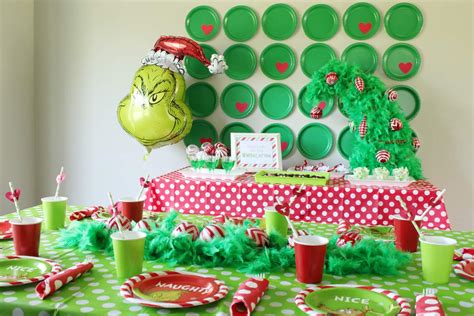 Grinch Christmasholiday Party Ideas Photo 1 Of 14 Catch My Party