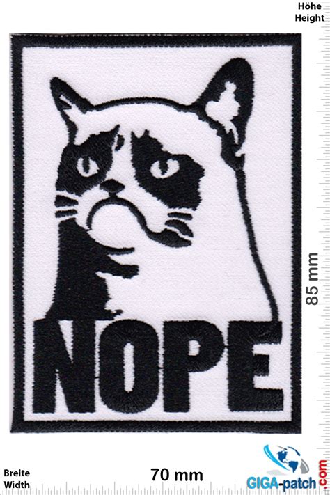 Grumpy Cat Nope 25 Colors And Multiple Sizes Sticker Decal Décor