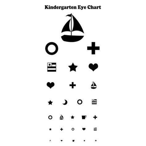 Kindergarten Eye Test Chart Precision Vision Faithwalkers East Eye