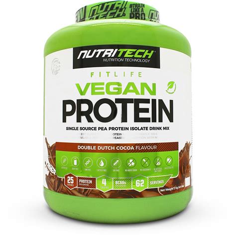 Choosing a vegan brand simply means that the protein is coming or, you can combine the powder with another food, suggests bonci. Nutritech Vegan Protein