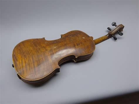Late 19th Century German Violin C1880 With 355cm Two Piece Maple Back