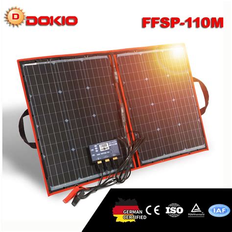 100w 18v Flexible Foldable Solar Panel Kit Come With 12v 10a Charge