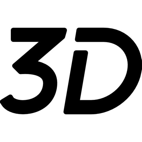 3d Symbol Free Icon