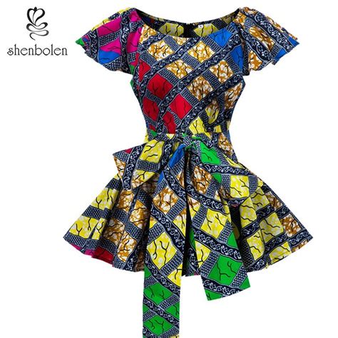 African Kitenge Cotton Fit And Flare Sleeveless Women Blouse Top