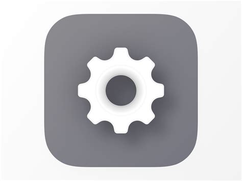 Settings Icon Ios By Dmytro Hanin On Dribbble