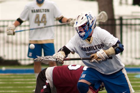 Mens Lacrosse Ends 2014 With Win At Trinity News Hamilton College