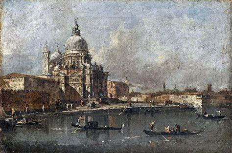 Francesco Guardi View Of The Salute Venice 1780 Painting By