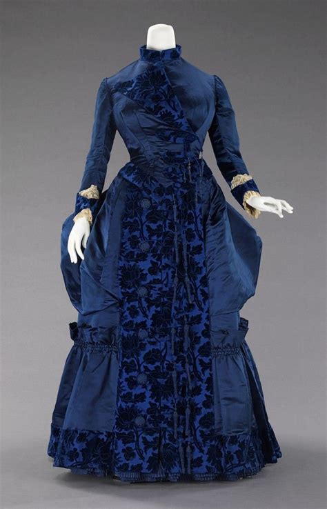 afternoon dress ca 1885 victorian clothing historical dresses victorian fashion