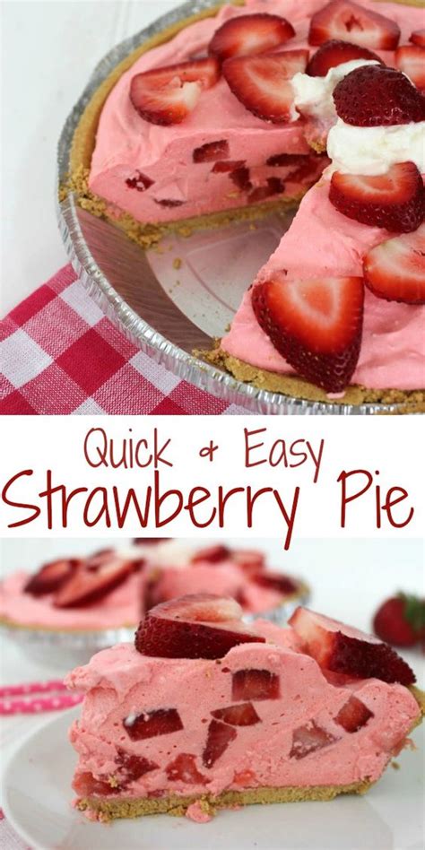 Quick And Easy Strawberry Pie