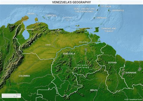 Venezuela Geografia Mapa Mapa Da Venezuela Geografia América Do Sul