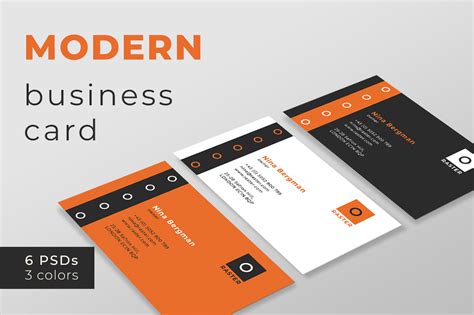 Modern Business Card Templates 113451 Business Cards