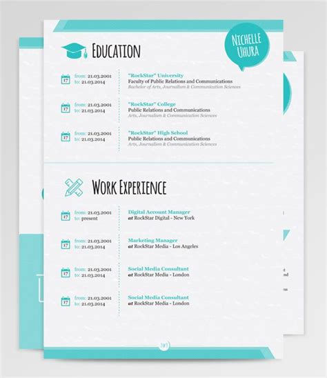 Download 7,200+ royalty free resume background vector images. Berenices Resume Template | Resume templates, Resume writing services, Resume design