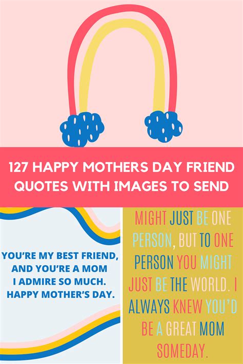 Just wanted to wish my bestie a happy mother's day. 127 Happy Mothers Day Friend Quotes with Images to Send ...