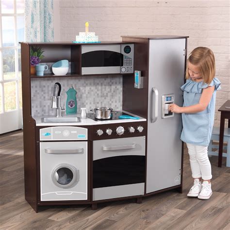 Find great deals on ebay for kidkraft play kitchen. KidKraft Large Play Kitchen with Realistic Lights and ...