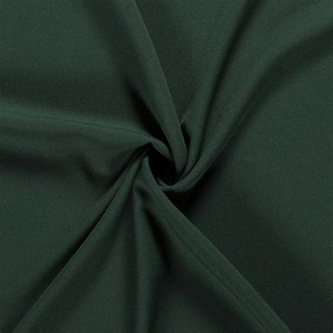 Tissu Polyester Uni Vert Fonc