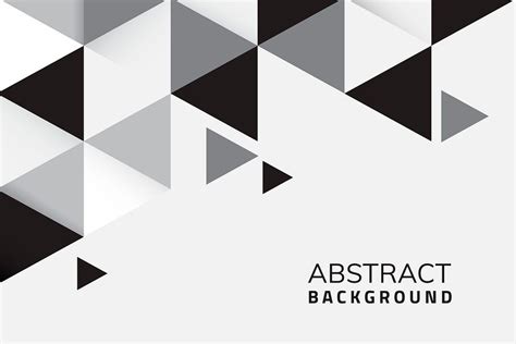 Abstract Black And White Geometric Premium Vector Rawpixel